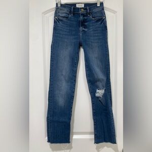 FRAME// Le High Straight Denim Jeans